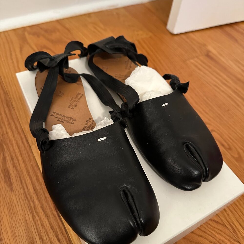 Maison Martin Margiela Tabi Slingback Tie Sandals - Size 41w/ Box and Dust Bag